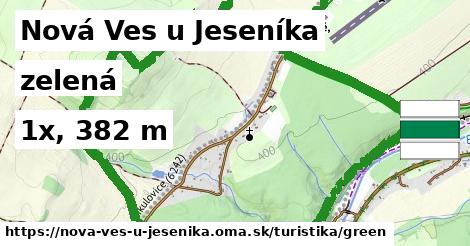 Nová Ves u Jeseníka Turistické trasy zelená 