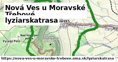 Nová Ves u Moravské Třebové Lyžiarske trasy  