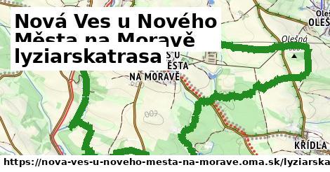 Nová Ves u Nového Města na Moravě Lyžiarske trasy  