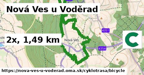 Nová Ves u Voděrad Cyklotrasy bicycle 