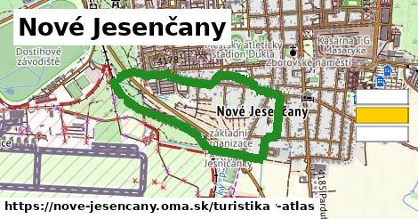Nové Jesenčany Turistické trasy  