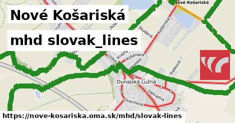 Nové Košariská Doprava slovak-lines 