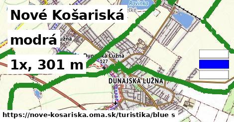 Nové Košariská Turistické trasy modrá 