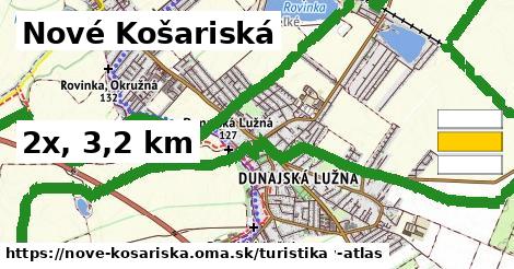 Nové Košariská Turistické trasy  