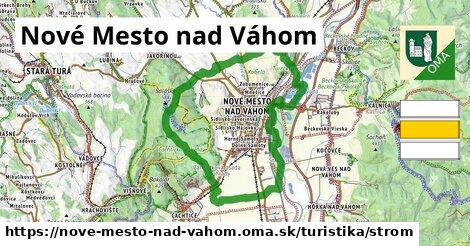 Nové Mesto nad Váhom Turistické trasy strom 