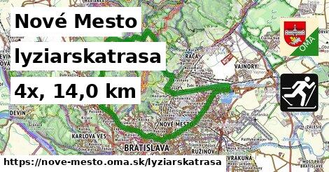 Nové Mesto Lyžiarske trasy  