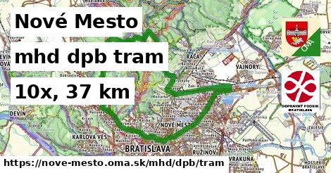 Nové Mesto Doprava dpb tram