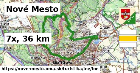 Nové Mesto Turistické trasy iná iná