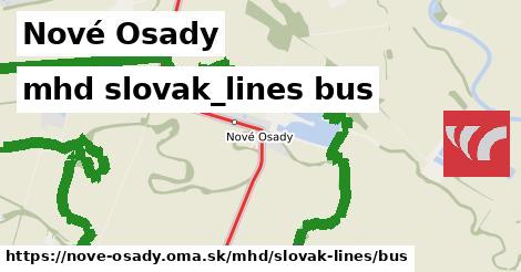 Nové Osady Doprava slovak-lines bus