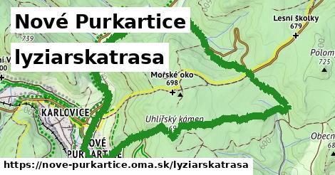 Nové Purkartice Lyžiarske trasy  