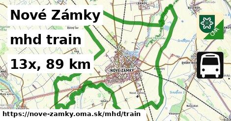 Nové Zámky Doprava train 