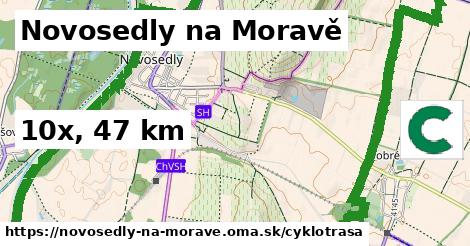 Novosedly na Moravě Cyklotrasy  