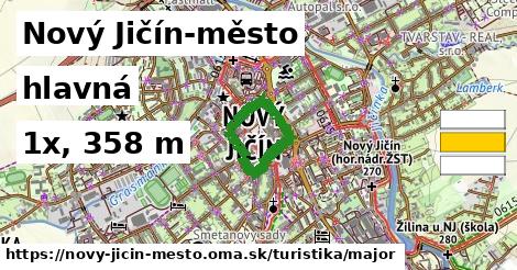 Nový Jičín-město Turistické trasy hlavná 