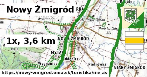 Nowy Żmigród Turistické trasy iná 