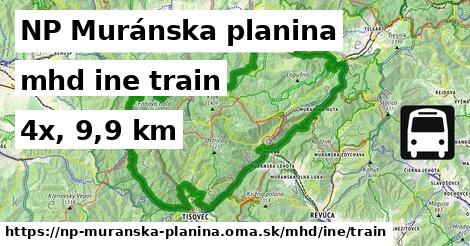NP Muránska planina Doprava iná train