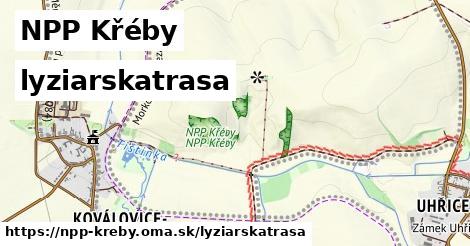 NPP Křéby Lyžiarske trasy  