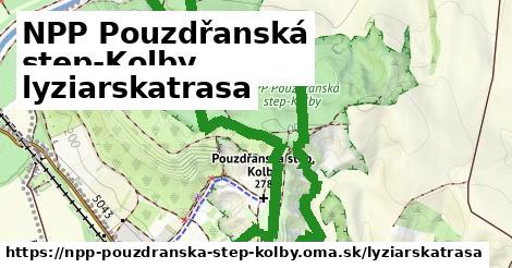NPP Pouzdřanská step-Kolby Lyžiarske trasy  