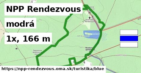 NPP Rendezvous Turistické trasy modrá 