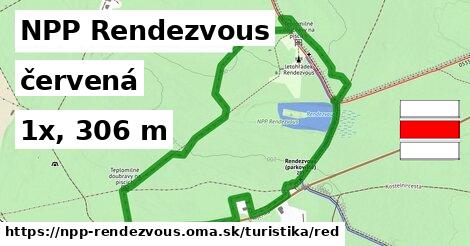 NPP Rendezvous Turistické trasy červená 