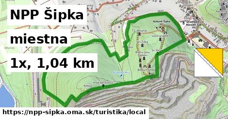 NPP Šipka Turistické trasy miestna 