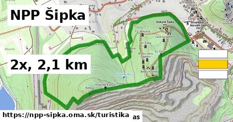 NPP Šipka Turistické trasy  