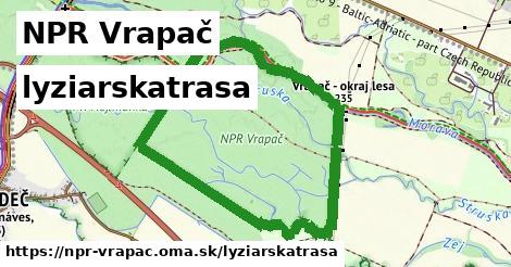 NPR Vrapač Lyžiarske trasy  