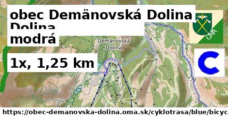 obec Demänovská Dolina Cyklotrasy modrá bicycle