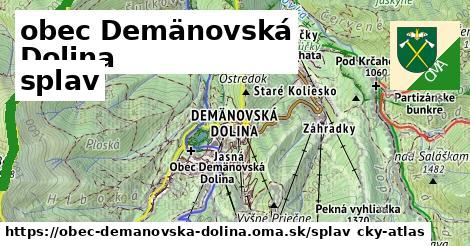 obec Demänovská Dolina Splav  