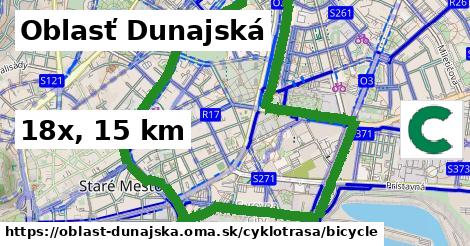 Oblasť Dunajská Cyklotrasy bicycle 