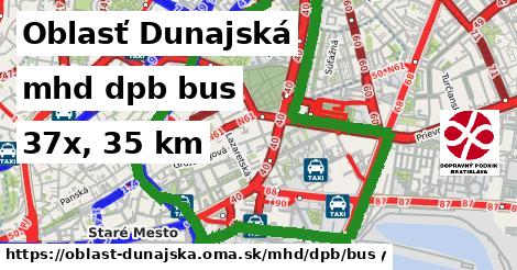 Oblasť Dunajská Doprava dpb bus