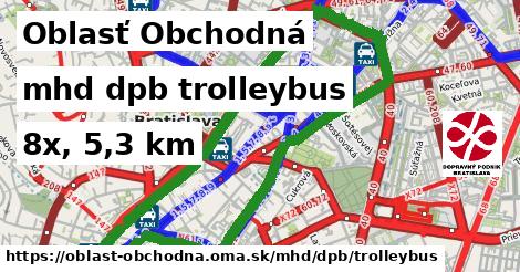 Oblasť Obchodná Doprava dpb trolleybus