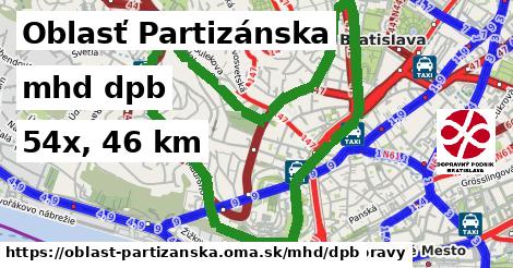 Oblasť Partizánska Doprava dpb 