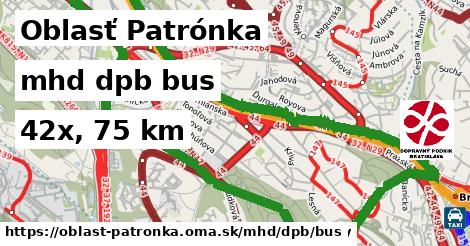 Oblasť Patrónka Doprava dpb bus