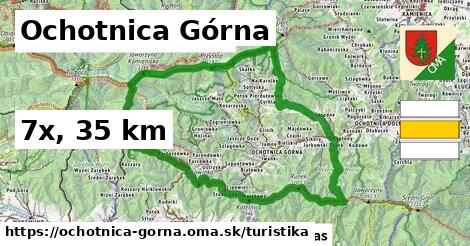 Ochotnica Górna Turistické trasy  