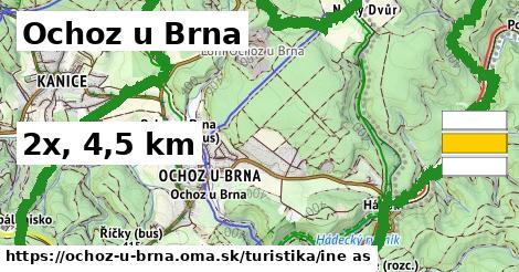 Ochoz u Brna Turistické trasy iná 