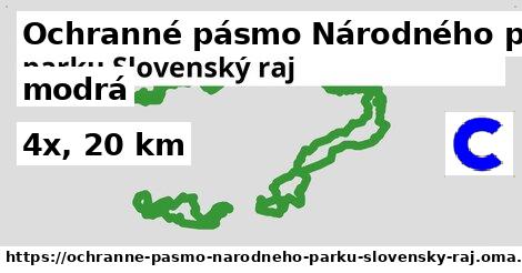 Ochranné pásmo Národného parku Slovenský raj Cyklotrasy modrá 