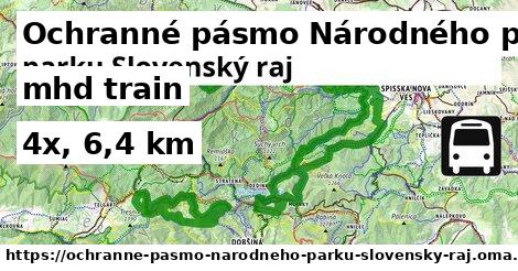 Ochranné pásmo Národného parku Slovenský raj Doprava train 