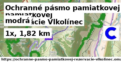 Ochranné pásmo pamiatkovej rezervácie Vlkolínec Cyklotrasy modrá bicycle