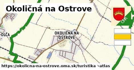 Okoličná na Ostrove Turistické trasy  