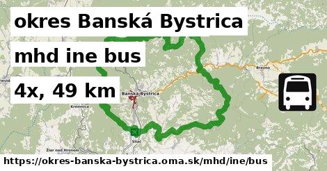 okres Banská Bystrica Doprava iná bus