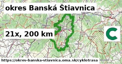 okres Banská Štiavnica Cyklotrasy  