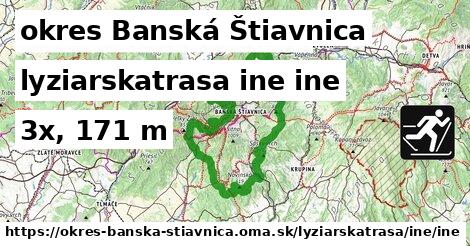 okres Banská Štiavnica Lyžiarske trasy iná iná