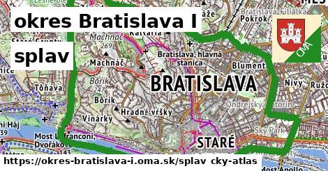 okres Bratislava I Splav  