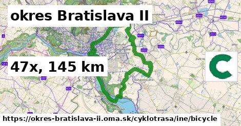 okres Bratislava II Cyklotrasy iná bicycle