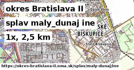 okres Bratislava II Splav maly-dunaj iná