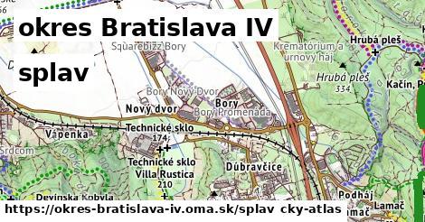 okres Bratislava IV Splav  