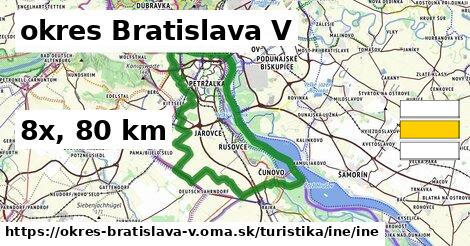 okres Bratislava V Turistické trasy iná iná