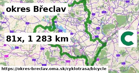 okres Břeclav Cyklotrasy bicycle 