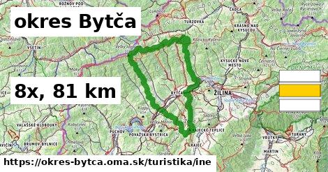 okres Bytča Turistické trasy iná 