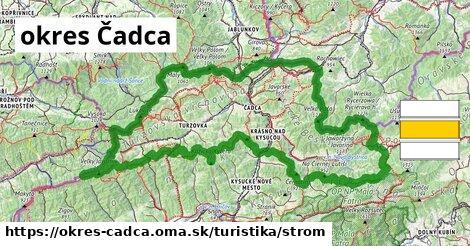 okres Čadca Turistické trasy strom 